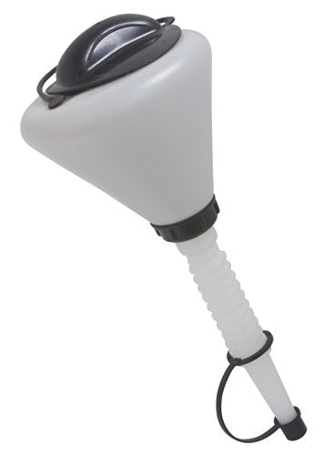 Embudo de plástico Lisle 19832 con tapa y pico, capacidad de 1,6 cuartos