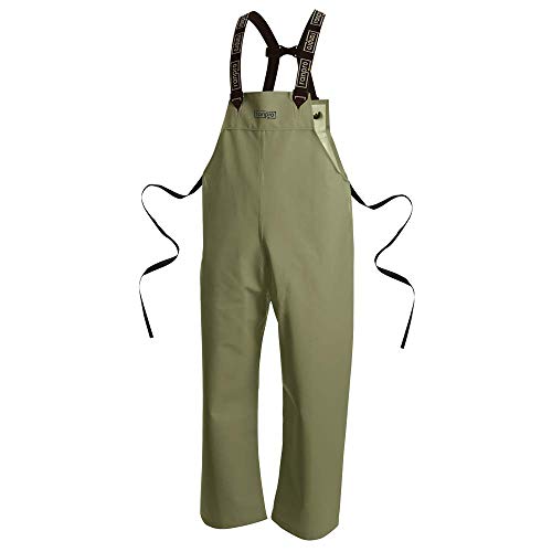 thumbnail image 2 of Pioneer Snapper Rain Jacket With Hood – Moss Green, PVC Poly-Cotton, Abrasion Resistant, Size S 2 of 11