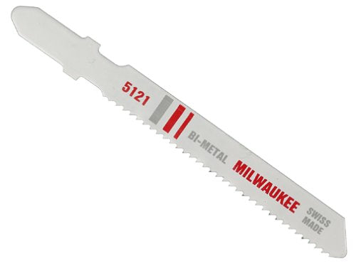 Milwaukee 48-42-5121 3-Inch Bi-Metal Jig Saw Blades, 18 Teeth per Inch, 5 Pack