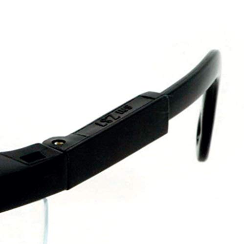 Sellstrom S73801 Sebring Protective Eyewear, Clear Lens, Small Black Frame with Adjustable Temples (Pack of 12) - Threading and Pipe Preparation - Proindustrialequipment