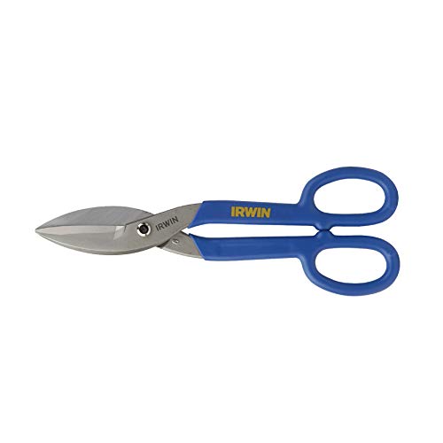 Irwin 22010, 10 Tinner Snip, 10-Inch/250mm, Cuts Straight and Wide Curves