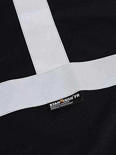 Pioneer Flame Resistant Cotton Long Sleeve High Visibility Safety Work Shirt, Black, XL, V2580470-XL - Clothing - Proindustrialequipment