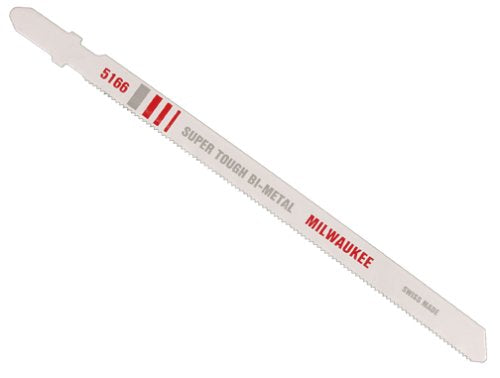 Milwaukee 48-42-5166 Hojas de sierra de calar bimetálicas de 5-1/4 pulgadas, 24 dientes por pulgada, paquete de 5