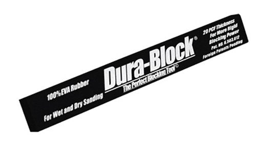 Dura-Block AF4420 Bloque de lijado estándar negro con gancho y bucle