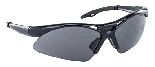 SAS Safety 540-0201 Diamondback Eyewear con bolsa de plástico, lente de sombra/marco negro