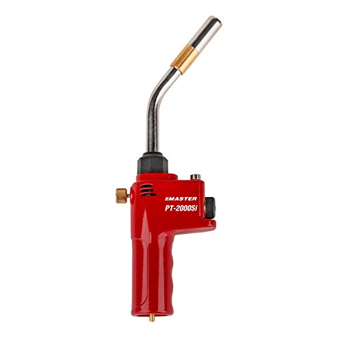 Master Appliance PT-2000Si Propane Torch Head - Optimized High Intensity Adjustable Flame, Trigger Start, Heavy Duty Blow Torch Head, Compatible with Propane or Mapp Gas