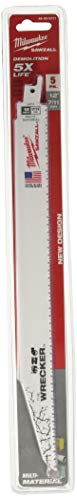Milwaukee 48-00-5711 The Wrecker Blade, All Purpose Demolition Blade