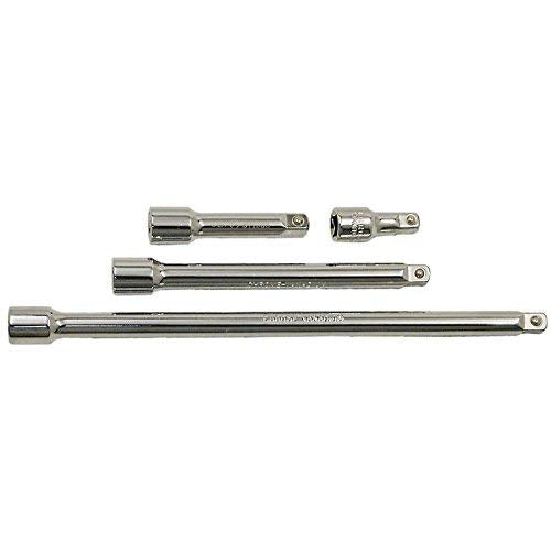 Jet 690120 3/8-inch Drive 4-Piece Chrome Extension Bar Set - Sockets and Tools Set - Proindustrialequipment