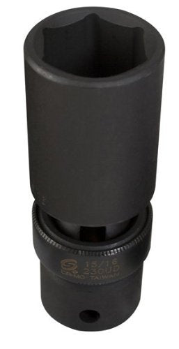 Sunex 210umd Dado de impacto universal de profundidad de 10 mm con accionamiento de 1/2 pulgada