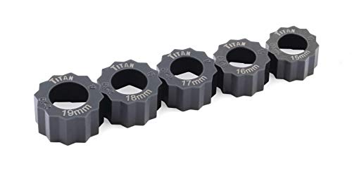 Titan Tools 16058 5-Piece Disposable Damaged Bolt Extractor Ring Set