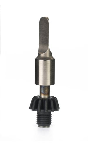 Cuchillo profesional Portasol T7, pequeño, latón niquelado y hierro