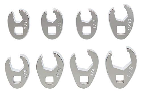 ATD Platinum Tech Lot de 8 clés à écrou évasé SAE 3/8" 3/8 à 7/8