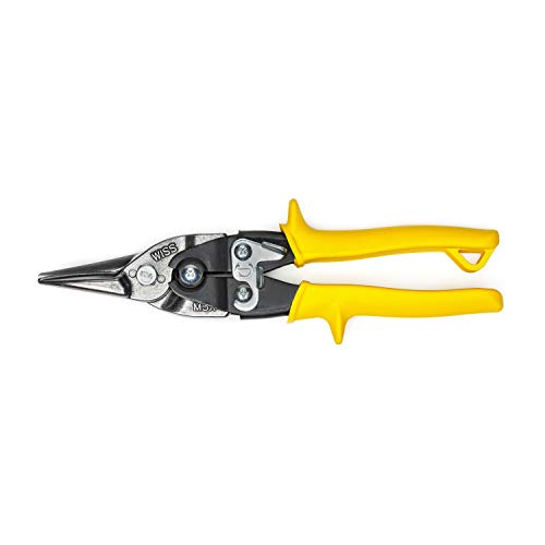 Cooper Hand Tools M3R Wiss MetalMaster Capacidad de corte de 1-3/8 pulgadas Corte de acción compuesto de corte recto, izquierdo y derecho de 9 3/4 pulgadas