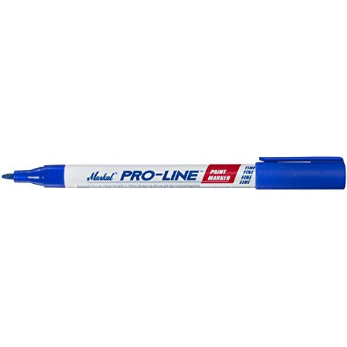 Markal Pro-Line Fine Tip Liquid Paint Marker with 1/16" Bullet Tip, Blue