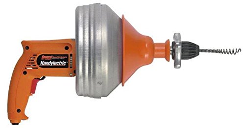 General Pipe Cleaners CHEAWC Handylectric Small Line Motorized Drain Cleaner with Two 25 ft. Cables and Case - Drain Augers - Proindustrialequipment