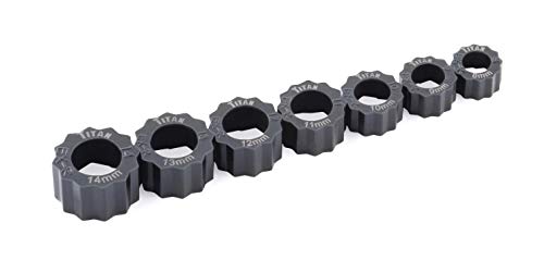 Titan Tools 16057 7-Piece Disposable Damaged Bolt Extractor Ring Set