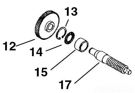 Ridgid 34477 Worm for 600-I Hand Held Power Drive - Plumbing Tools - Proindustrialequipment