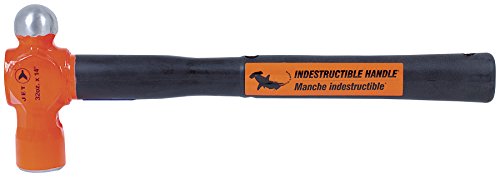 Jet 740175-32-Ounce X 14" Indestructible Handle Ball Pein Hammer-Super Heavy Duty - Hammers - Proindustrialequipment