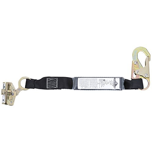 PeakWorks V8257042 - Roofers Fall Protecton Kit - Reusable Bracket - 2" (0.6 m) SP Lanyard - Integral ADP Rope Grab - 25' (7.6 m) - Fall Protection - Proindustrialequipment