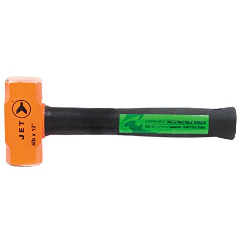 Jet 740560-4 Lb X 12" Copper Head Indestructible Handle Hammer-Super Heavy Duty - Hammers - Proindustrialequipment