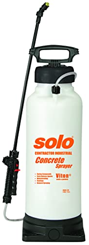 Solo 378 3-Gallon Concrete Tank Sprayer W/ Viton Seals and O-Rings, Large Base