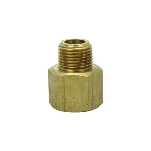 Milton Industries 653-4 Adaptateur de raccord de tuyau 1/2" FNPT x 3/8" MNPT - Boîte de 5
