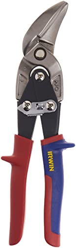 Irwin 2073211 SL Tijeras compensadas, cortes rectos y ángulos o curvas hacia la izquierda
