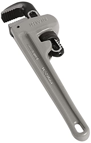 Irwin 2074110 Llave para tubos de aluminio fundido de 10 pulgadas con capacidad de mandíbula de 1-1/2 pulgadas