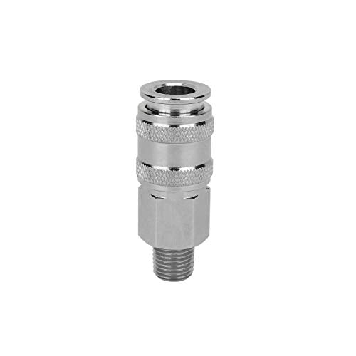 Milton Industries S-744 5 in ONE Universal Quick-Connect Coupler, 1/4" MNPT