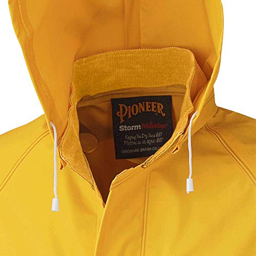 Pioneer V3510160-2XL Heavy-Duty Flame Resistant Jacket and Pants Combo, Rainsuit, Yellow, 2XL - Clothing - Proindustrialequipment