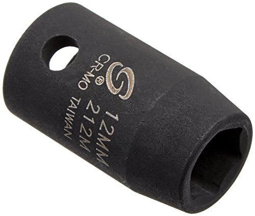 Sunex 212m 1/2-Inch Drive 12-mm Impact Socket