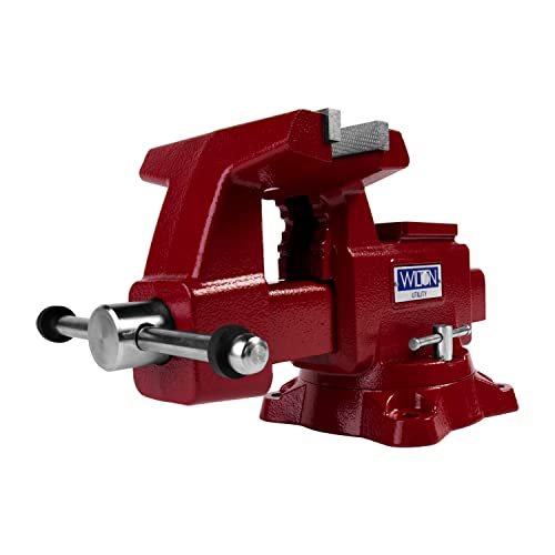 676U, Utility Bench Vise, 6-1/2" Jaw Width, 6" Jaw Opening, 4" Throat Depth