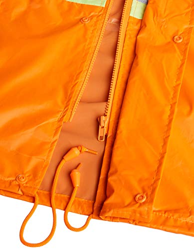 Pioneer V1080250-M Heavy-Duty High Visibility Jacket and Pants Combo, Orange, M - Clothing - Proindustrialequipment