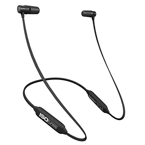 ISOtunes Xtra 2.0 Earplug Earbuds: OSHA Compliant Bluetooth Hearing Protection, 27 dB NRR Sound Isolation, 85 dB Volume Limit, Up to 11 Hour Battery Life, Noise Cancelling Mic (Black) - Proindustrialequipment
