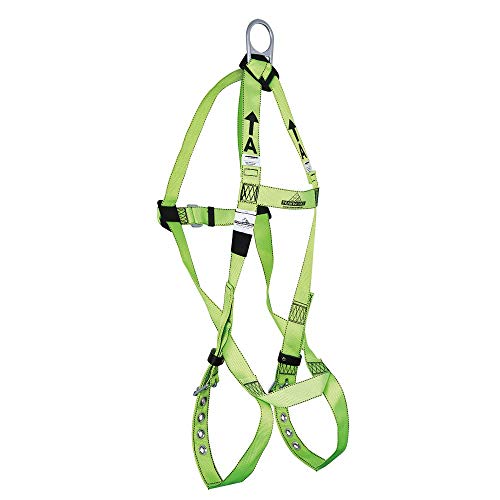 PeakWorks 1 D-Ring Compliance Roofing Series Fall Protection Full Body Safety Harness, Tongue Buckle Leg, CSA & ANSI Certified, Class A - Fall Arrest, V8001200 - Fall Protection - Proindustrialequipment