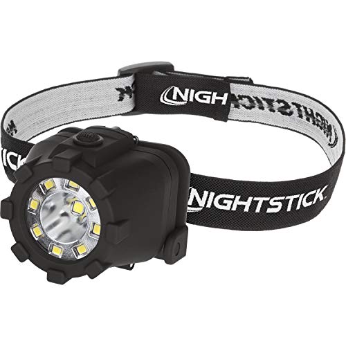 Nightstick NSP-4604B Lampe frontale à double lumière Noir