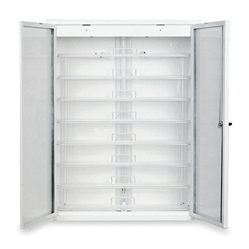 Sellstrom S90494 Model 2000 Education/Medical Industry Germicidal Cabinet, Safety Glasses and Goggle Sanitizer - 99.4% Kill Rate, White - Organization - Proindustrialequipment