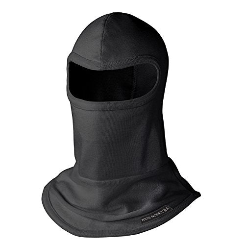 Pioneer V4520770-O/S Nomex® IIIA Medium-Knit Balaclava, Flame Resistant Windguard Black, Fit All - Clothing - Proindustrialequipment