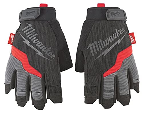 Milwaukee 48-22-8743 Fingerless Work Gloves, X-Large