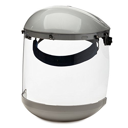 Sellstrom S30310 Advance Crown with Chin GRD-CLR, 2" Height, 5" Wide, 3" Length, Polycarbonate, Standard, Grey - Eye Protection - Proindustrialequipment