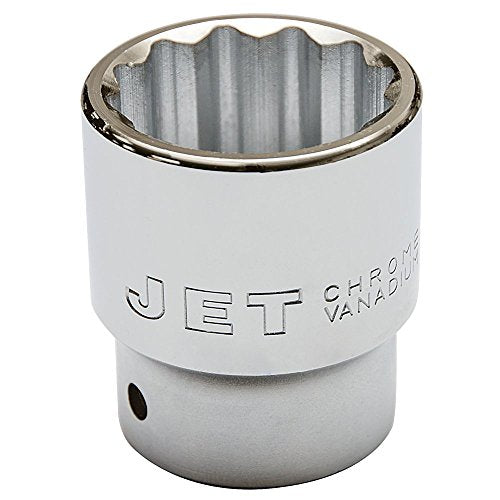 Jet 673650-3/4-Inch Drive, 50mm, Regular, 12 Point, Metric Chrome Socket - Sockets and Tools Set - Proindustrialequipment