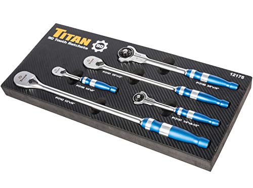 Titan TIT12175 90 Tooth Ratchet Set