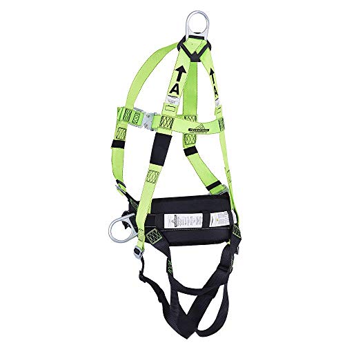 PeakWorks V8255643 - 4 D-Ring Contractor Fall Arrest Full Body Safety Harness And Belt - Ladder, Class APL - Fall Protection - Proindustrialequipment