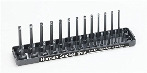 Hanson Global, Inc. 1402 1/4-Inch Drive Metric Socket Holder