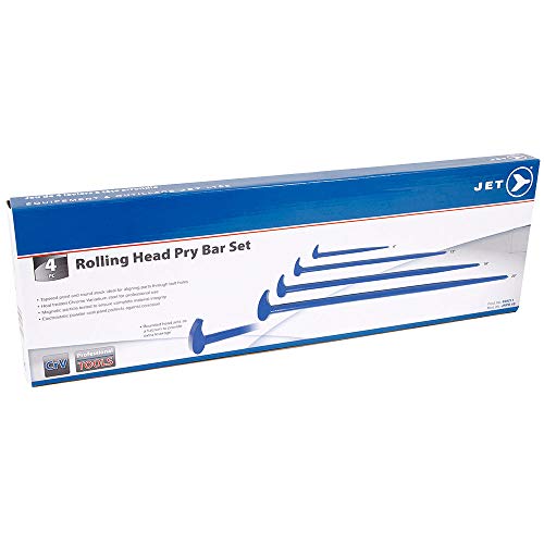 Jet 859211-4-Piece Rolling Head Pry Bar Set - Pry - Proindustrialequipment