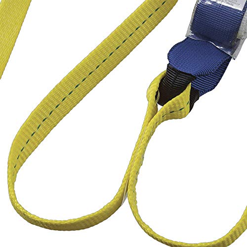 PeakWorks CSA 6' (1.8 m) Shock Pack - Snap Hooks - Twin Leg 100% Tie Off - E6 Shock Absorbing Fall Arrest Lanyard Connector, 1" Webbing, V8104406 - Fall Protection - Proindustrialequipment
