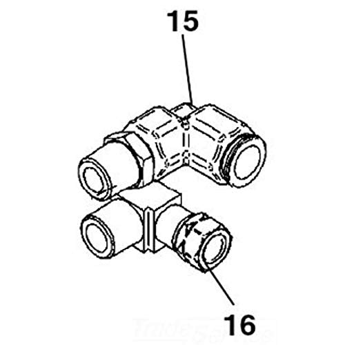 Ridgid 21823 Fitting, Elbow Swivel - Plumbing Tools - Proindustrialequipment