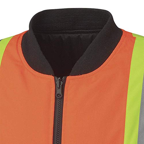 Pioneer V1120350-2XL Winter 6-in-1 Bomber Jacket - 100% Waterproof hi-viz Rainwear, Orange, 2XL - Clothing - Proindustrialequipment