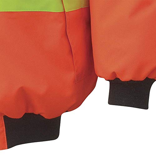 Pioneer V1120350-2XL Winter 6-in-1 Bomber Jacket - 100% Waterproof hi-viz Rainwear, Orange, 2XL - Clothing - Proindustrialequipment