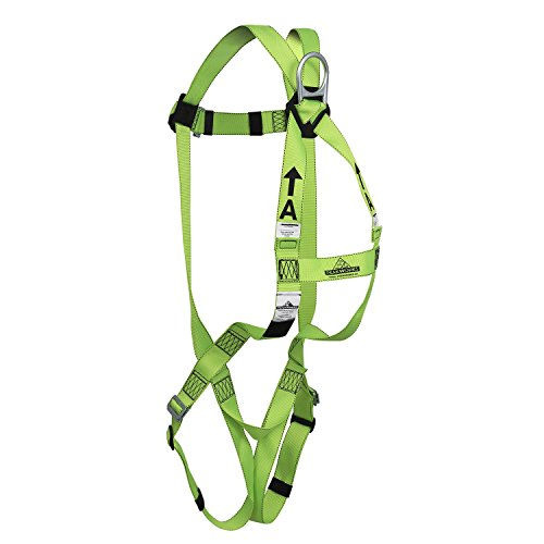 PeakWorks CSA Fall Arrest Kit - 4' SP Shock Absorbing Lanyard With Snap & Form Hooks And 3-Point Adjustable Safety Harness , V8253024 - Fall Protection - Proindustrialequipment